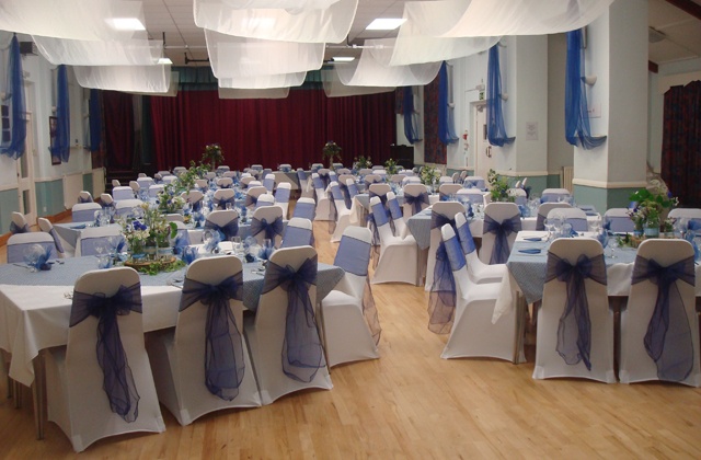 acland room set up for a wedding