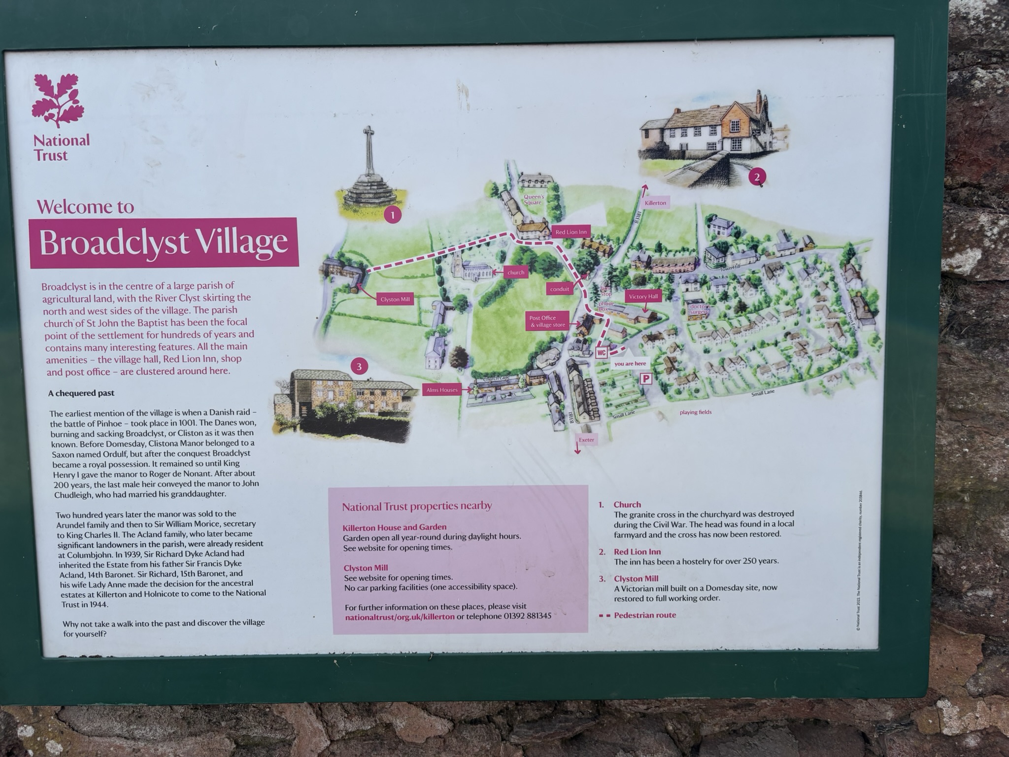 broadclyst map